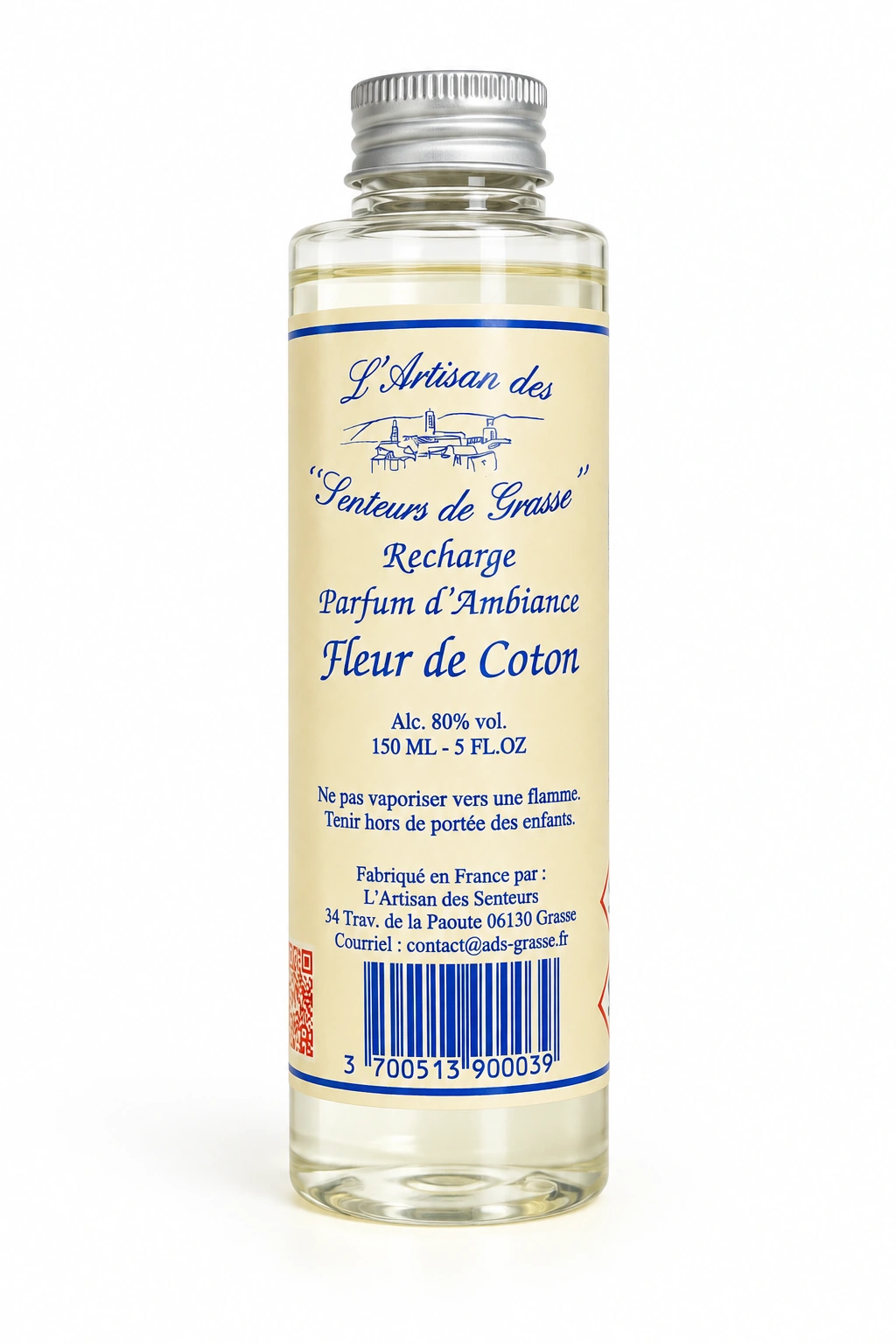 Recharge parfum d'ambiance Fleur de Coton – 150ml
